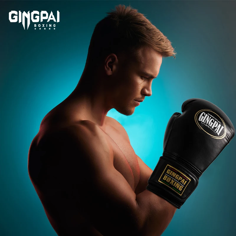 

6/8/10/12oz Kids Women Men Boxing Gloves Sanda Sparring Muay Thai MMA Karate Punch Training Mitts Kickboxing Boxe De Luv