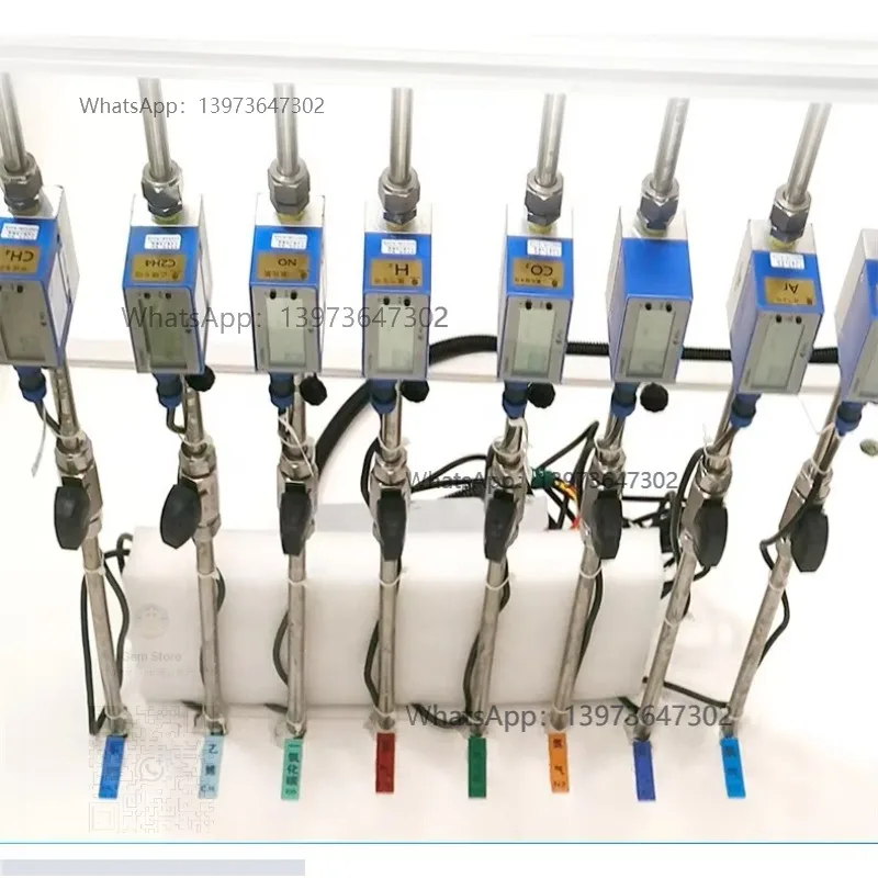 Factory High Accuracy MFM-50 Air He Ar Mass Flow Meter RS485 4~20mA Mass Flow Controller