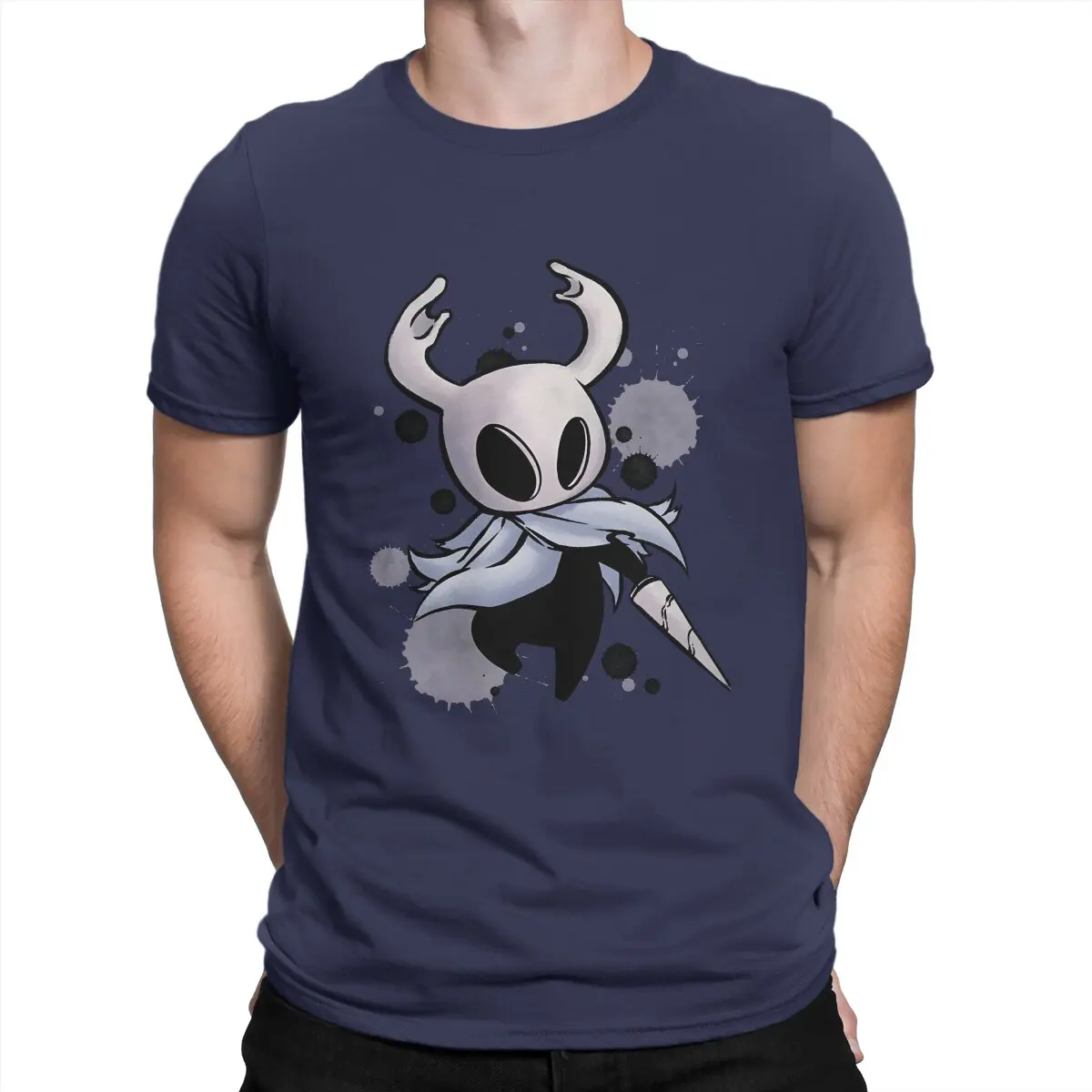 Cute And Cool T-Shirt Men Hollow Knight Funny 100% Cotton Tee Shirt Crewneck Short Sleeve T Shirt Birthday Gift Tops