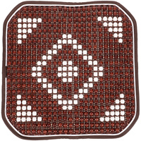 Universal Wooden Bead Car Seat Cover Mixed Colors Breathable Air Circulation Cooling Massage Summer Cushion Car Accessories