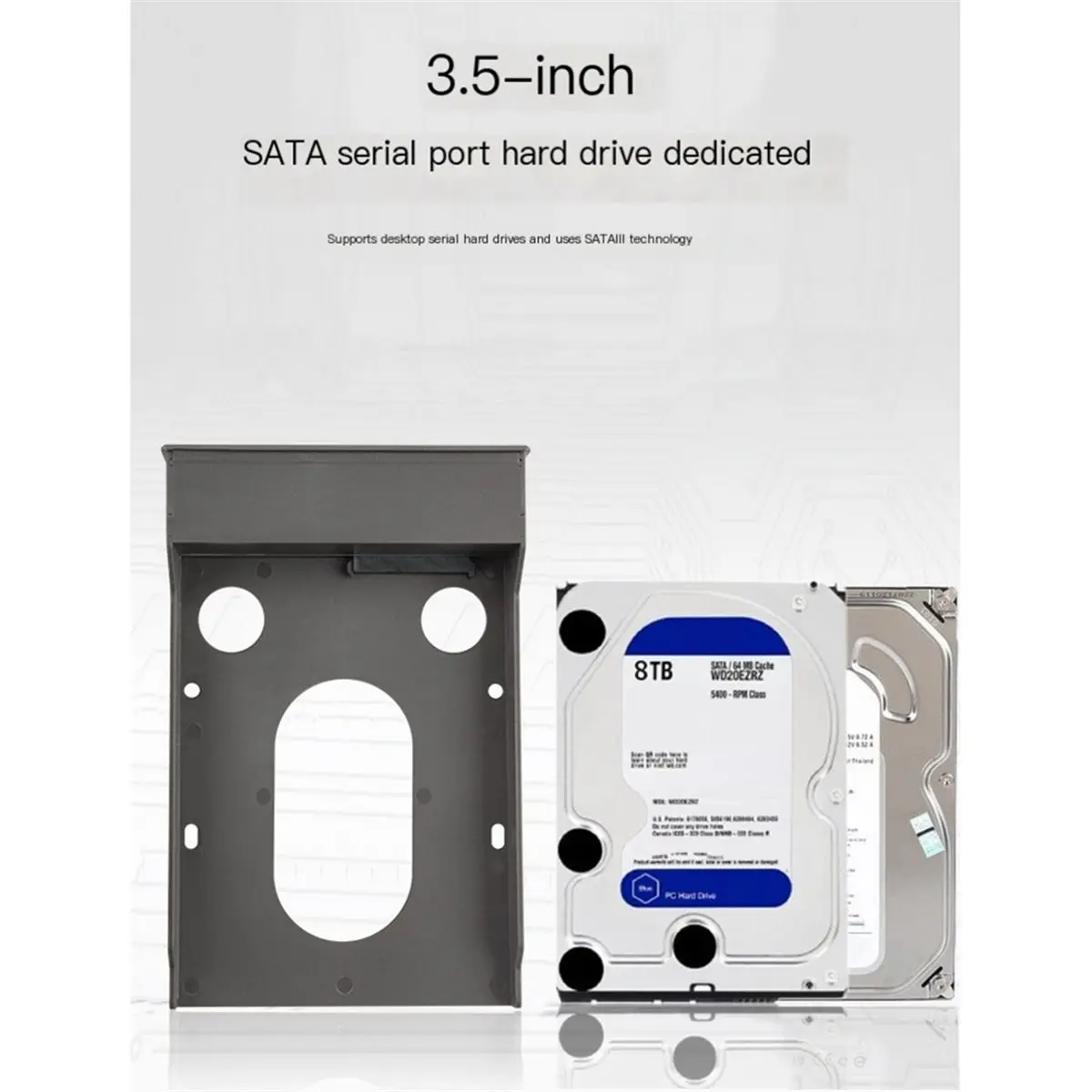newA10R USB 3.0 to SATAIII Hard Drive Enclosure Portable Aluminum External 3.5