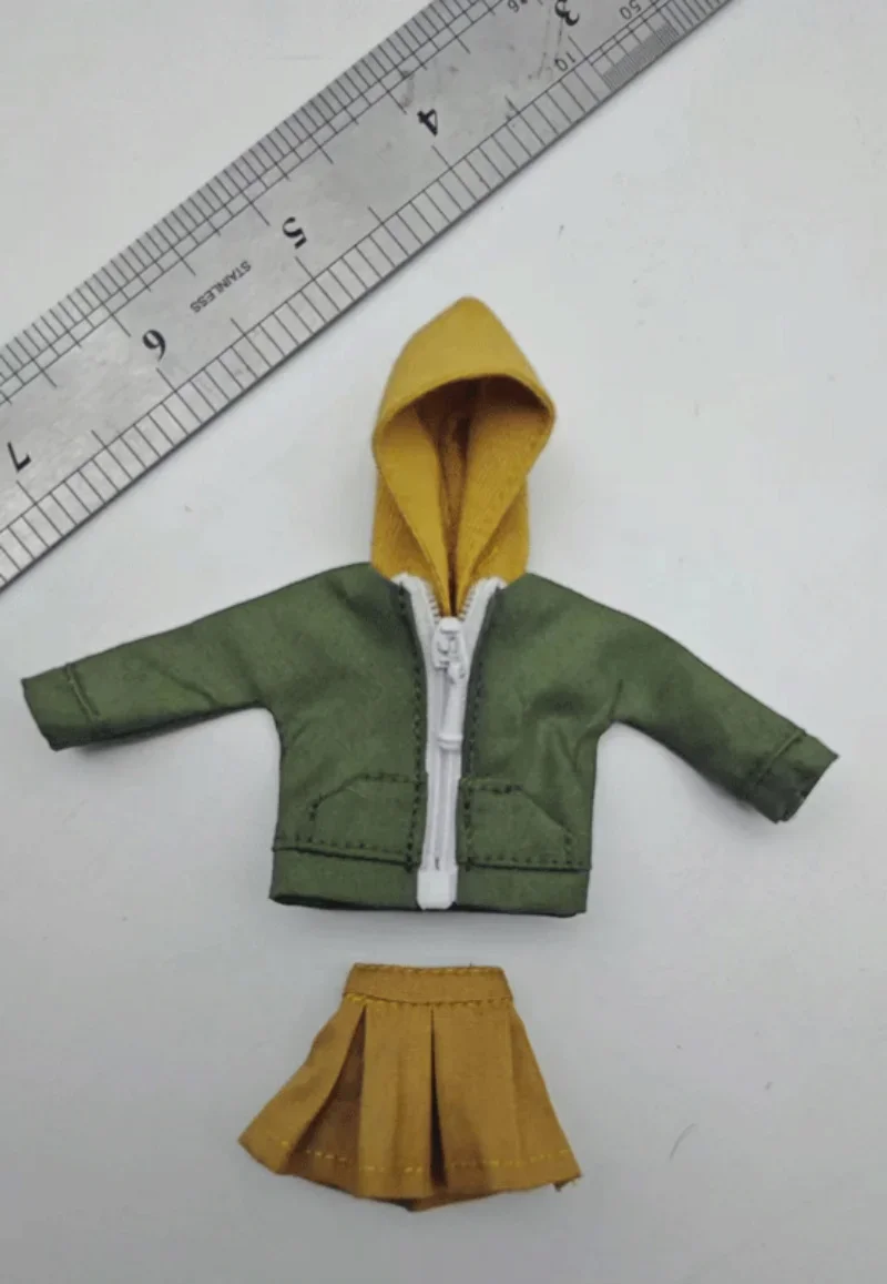 

Custom 1:12th Female Clothes Hoodies Vest&Coat&Skirt for 6" figma figure