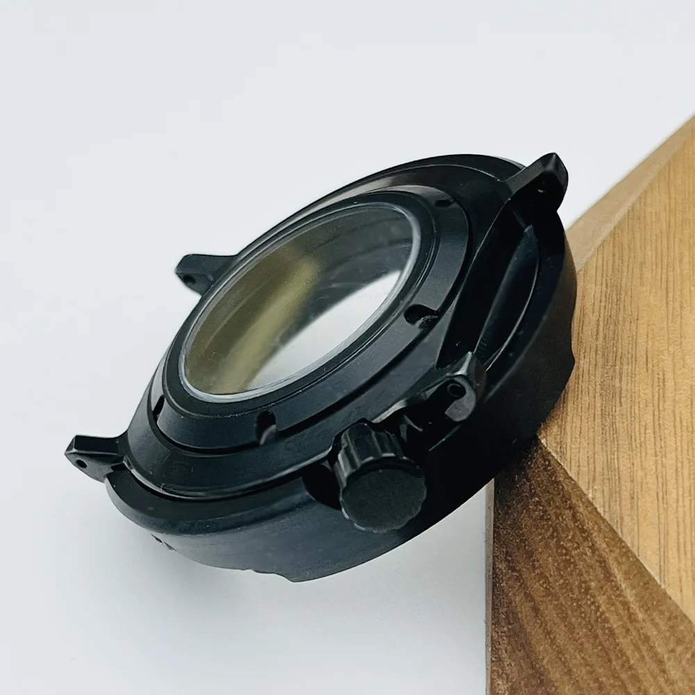 

47mm Tuna Canned Watch Case NH35 Cases Fit for NH34 NH36 NH35 Movement Transparent Back 22mm Watch Strap Tuna Can Watch Case