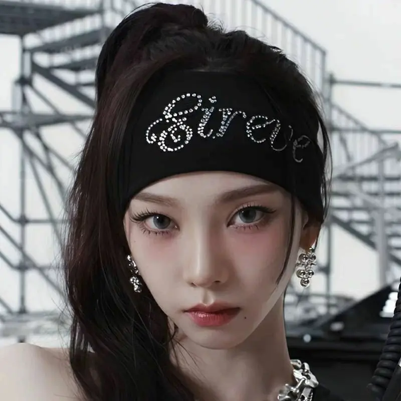 Aespas Figure Hair Band Cute Kpop Idol Headband Fashion Celebrity Merch Fan Collection Accessories for Daily Wear Concert