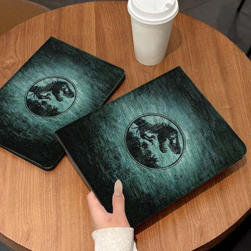 

Cartoon Dinosaur Logo Cool For Xiaomi Redmi Mi Pad 2 4 5 6 6s 7 8 11 12.5 12.4 11.2 8.7 SE Pro Plus Max Cover Tablet Case