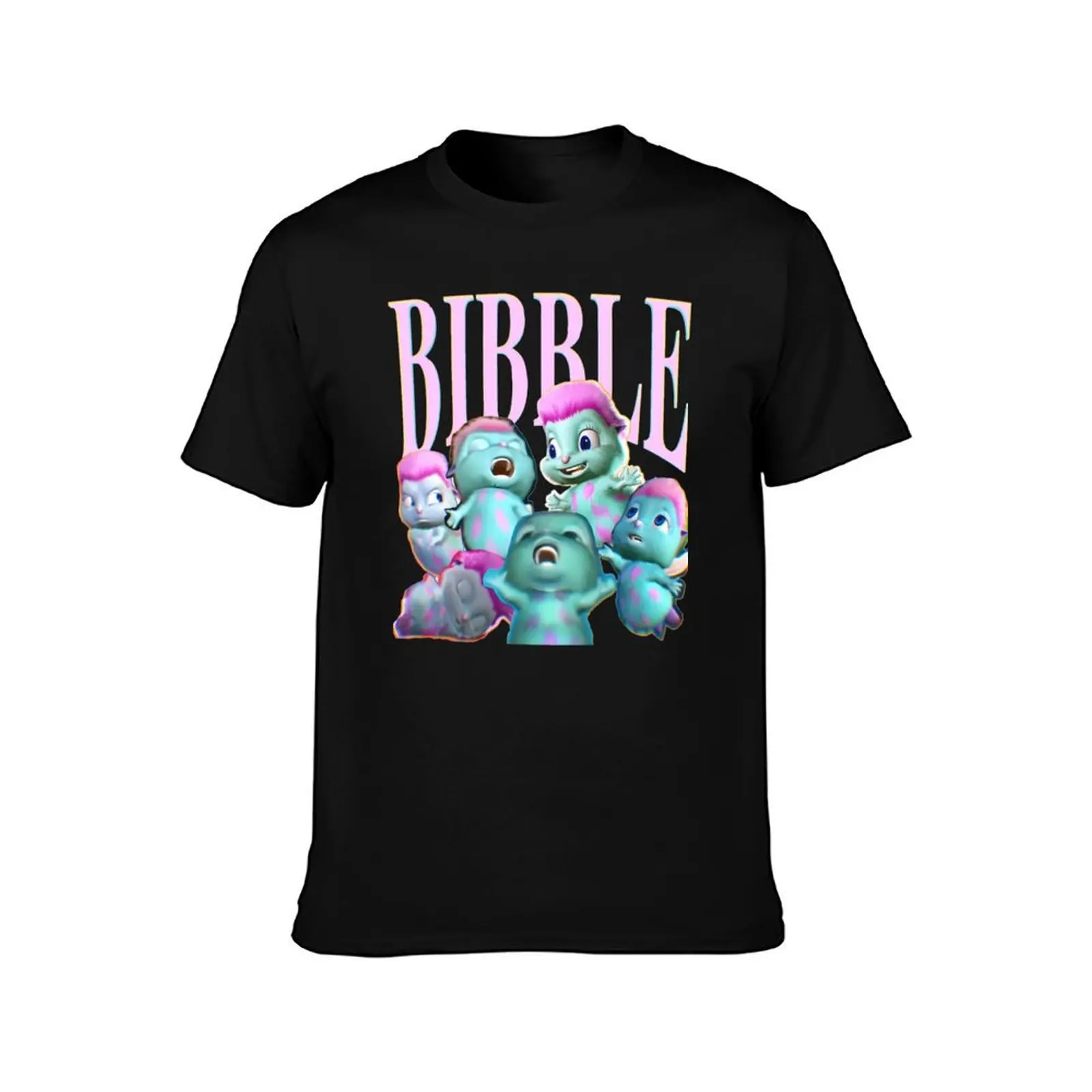 Bibble Collage T-Shirt Cool Feeling Summer Tee Shirt T-Shirt