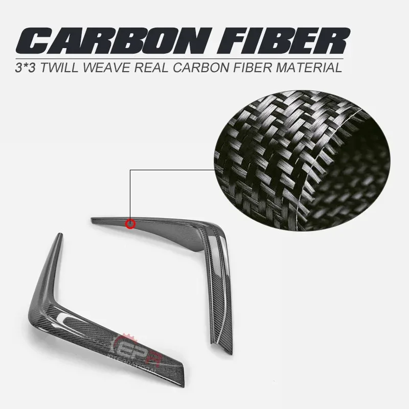 For Toyota GR86 ZN8 (2022+) SAAR Carbon Fiber TOMS Style Front Bumper Side Air Knife Spoiler view 6