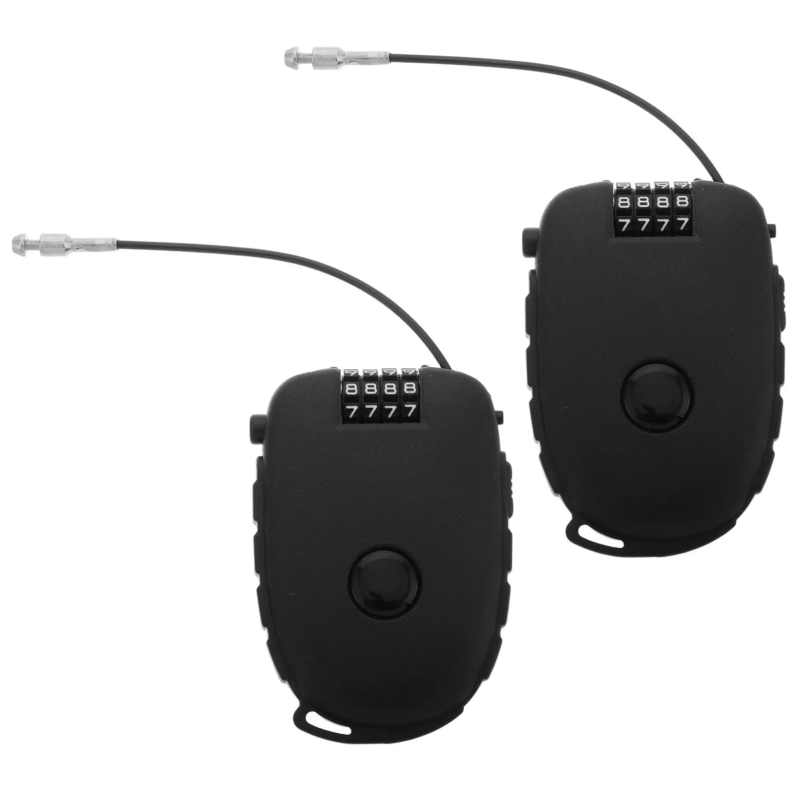 2 pcs Motorcycle Lock Anti Theft Security Bike Anti-theft Password Halloween Christmas New Year Anti Theft Cable Lock Portable