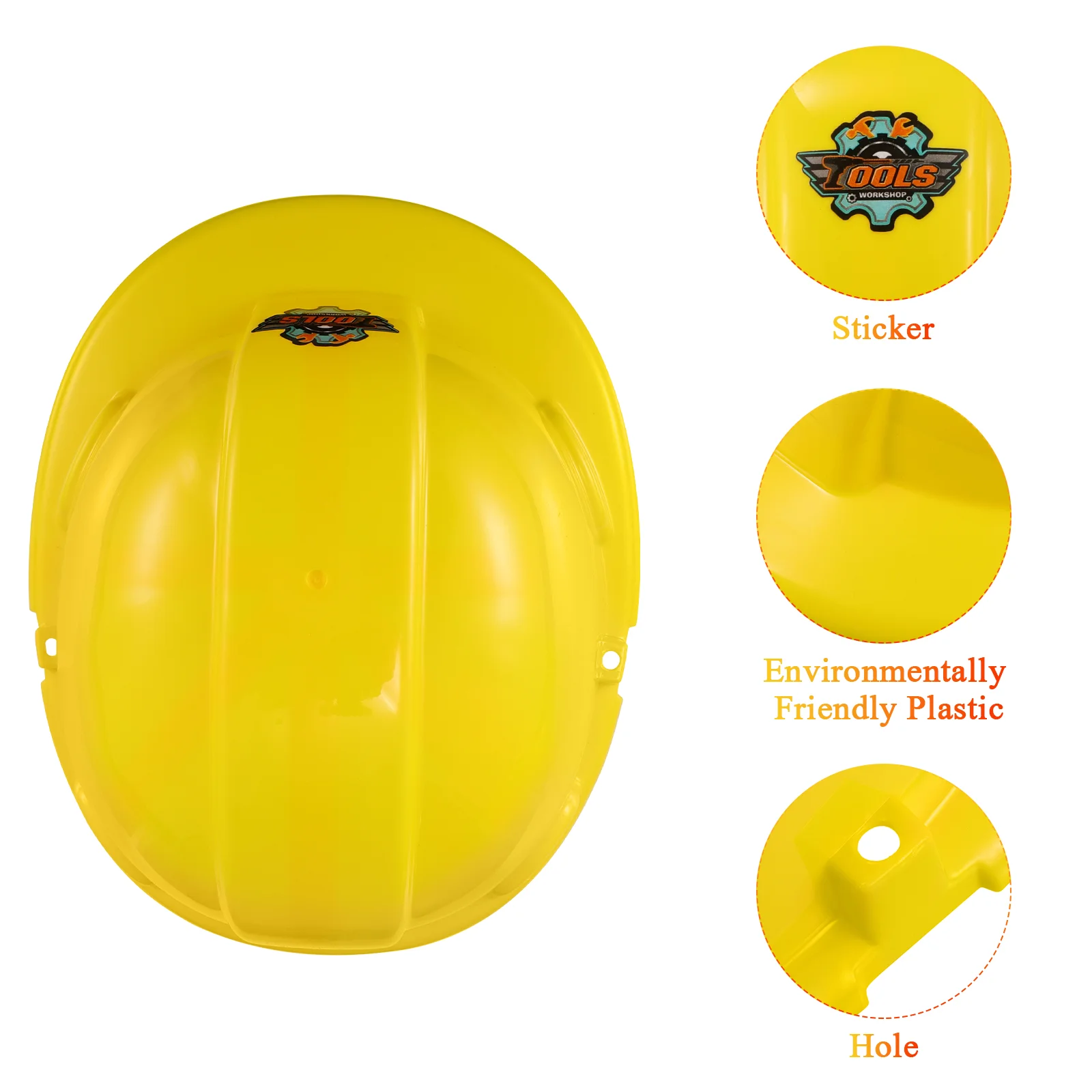 Engineering Hat Child Toddler Helmets Construction Birthday Party Supplies Yellow Toy