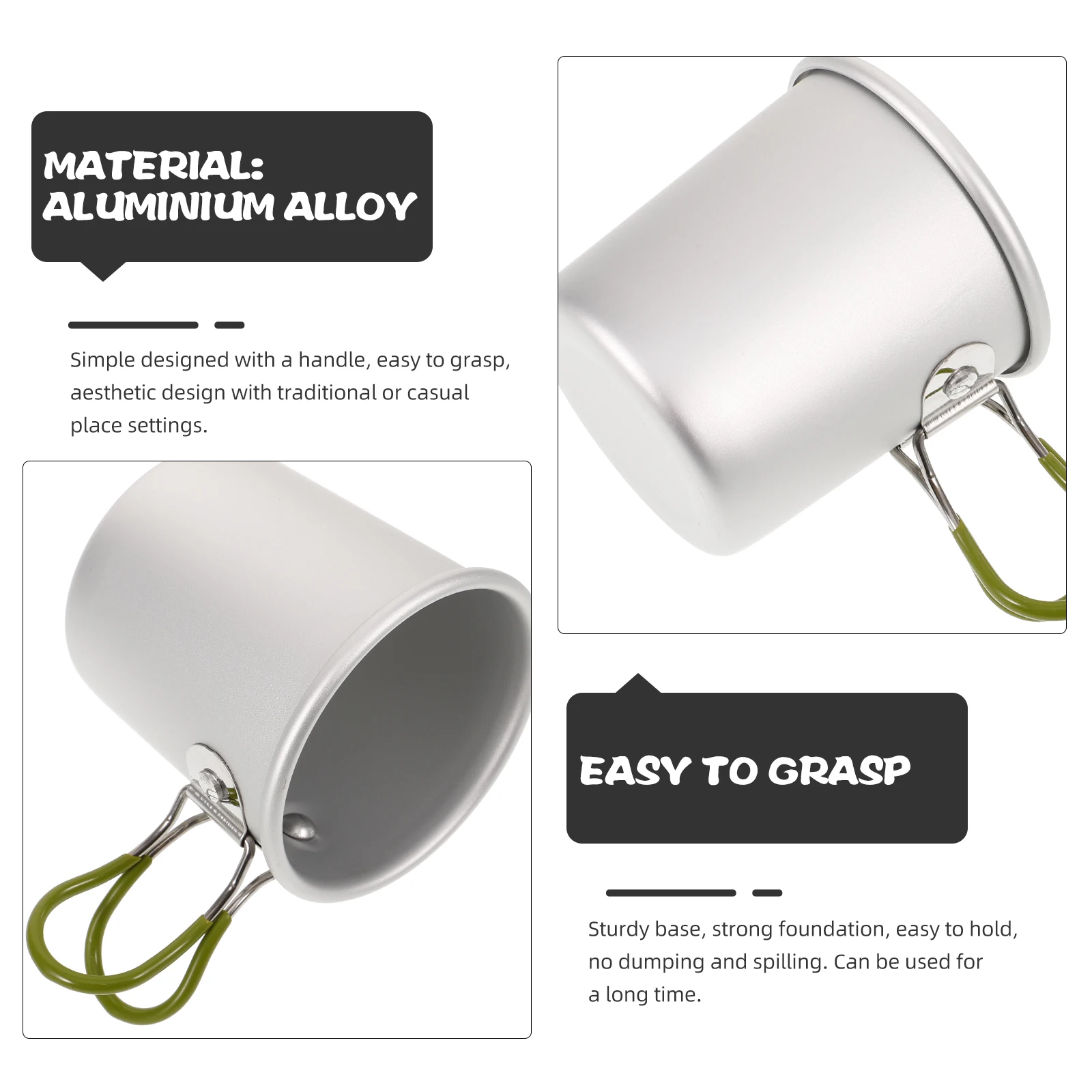 

Складные чашки для кемпинга, уличная чашка для воды, портативная кружка, складная посуда для кофе, чая, легкий прочный алюминиевый сплав