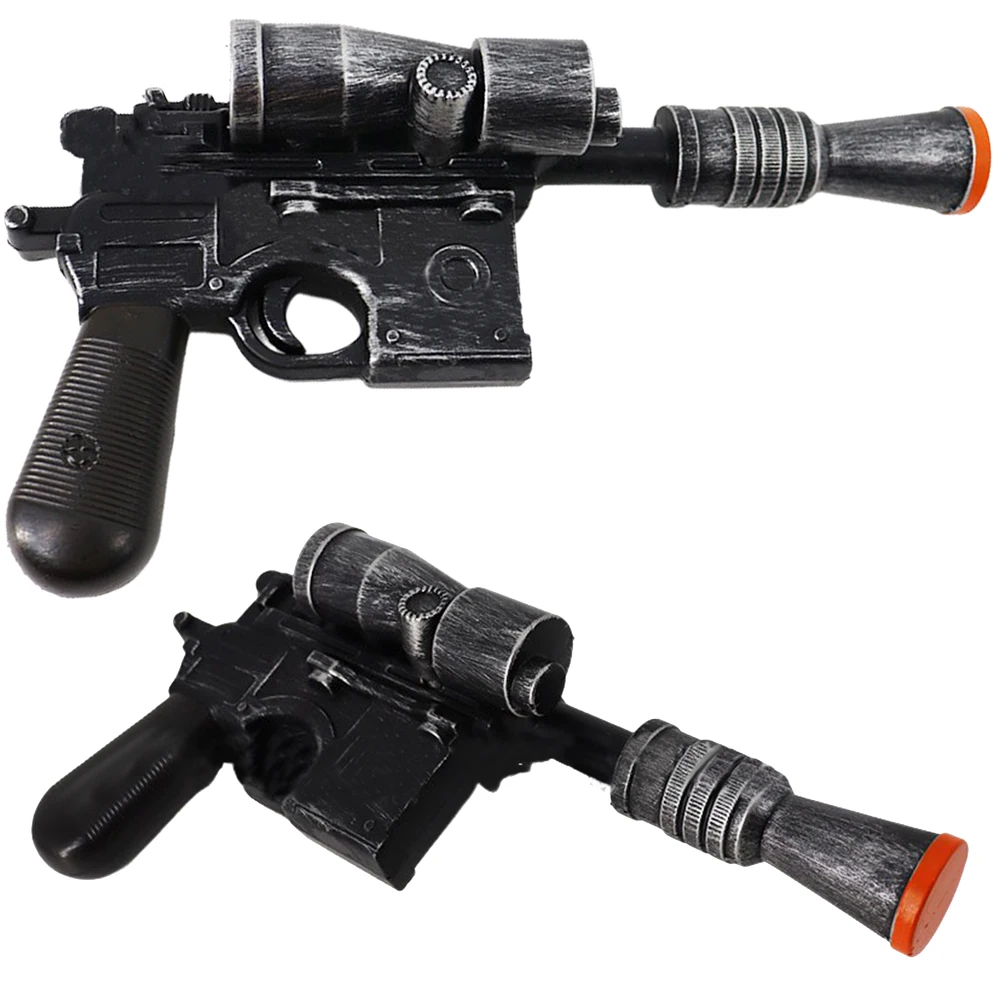 

Solo Han Role Play Props Cosplay Prop Pistol Movie Space Battle Hand Arms Men Halloween Party Disguise Accessories