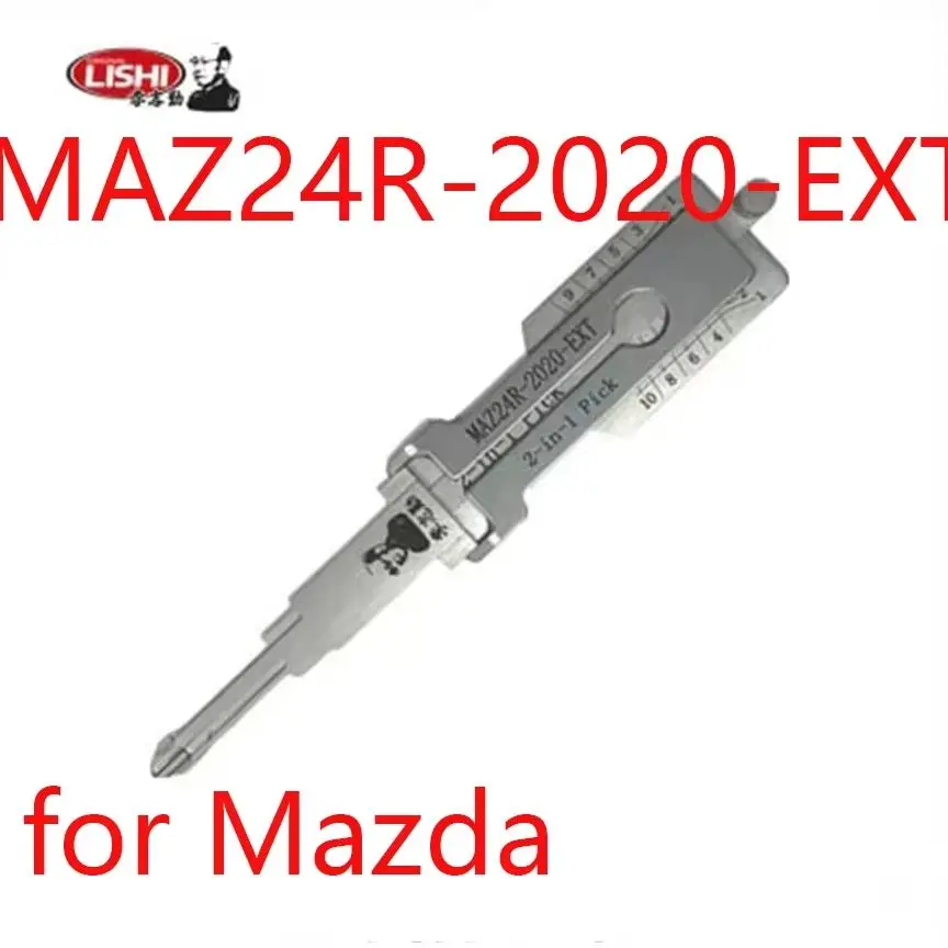 2026 Lishi 2-in-1 Pick/Decoder for Mazda MAZ24R—w/CUTOUTS & EXTENDED BLADE LOCKSMTHTOOL