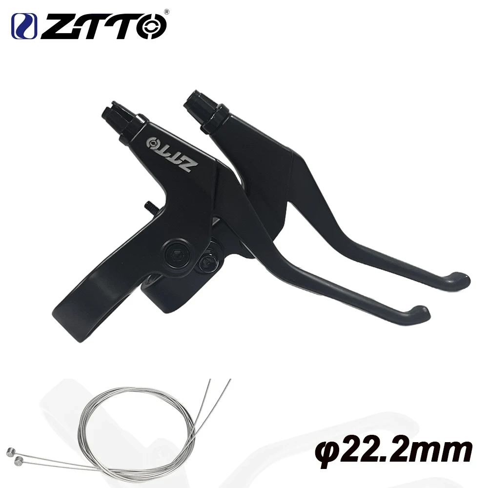 ZTTO Universal MTB Rennrad Bremshebel V-Bremsgriff 22,2mm Fahrrad Hydraulische Scheibenbremse Bremshebel aus Aluminiumlegierung