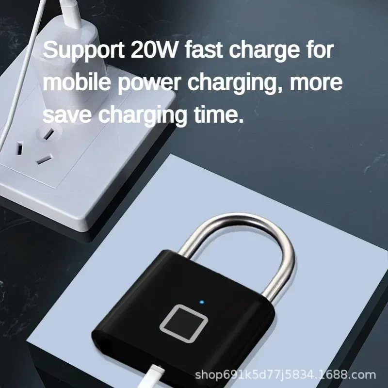 

Новый смарт-замок с USB-зарядкой и сканером отпечатков пальцев, водонепроницаемый, для дверей, разблокировка за 0,5 секунды, портативный, из цинка