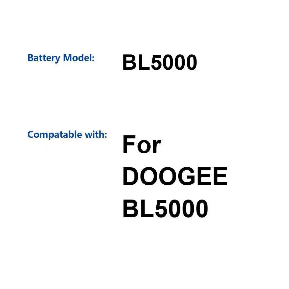 

5050 мАч аккумулятор мобильного телефона надежная замена для Doogee BL5000 долговечный