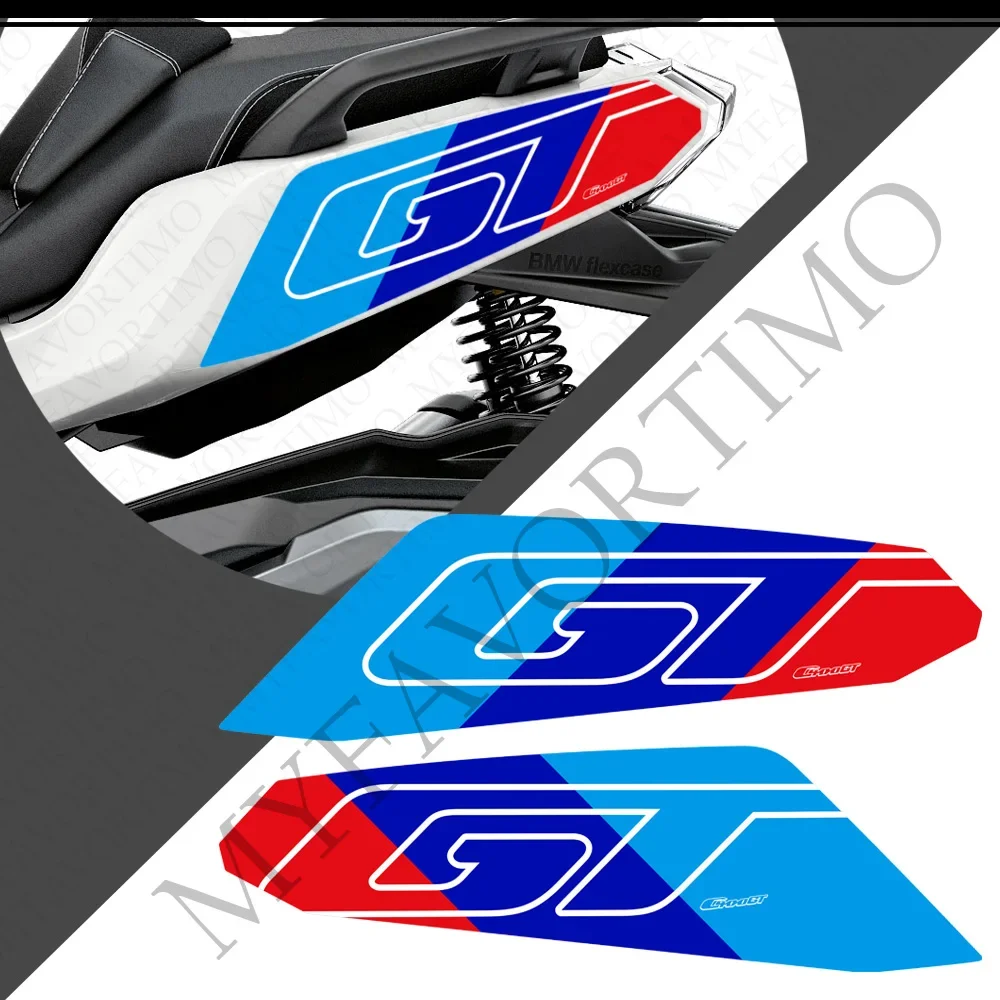 

2019 - 2024 Protection Tank Pad Kit Knee Wheel Stickers Decals Fender Shell Screen Wind Deflector For BMW C400GT C 400 GT C400