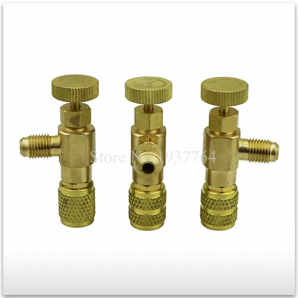 3pcs/set new High Quality for Air conditioning fluorine joi R410 R22 Refrigeration Air conditioning Valve Safety Adapter