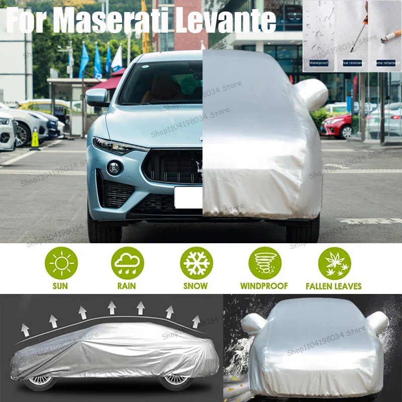 

For Maserati Levante Auto Anti snow Anti dust Sunscreen Anti-uv Anti peeling paint And Anti Rainwater 210t car cover Car cove