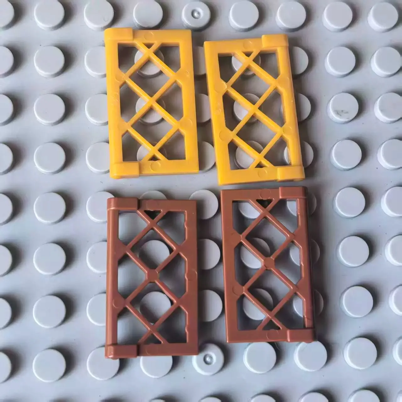 40PCS MOC Building Blocks 2529-60607 Window 1 × 2 × 3 Grid Style 60608-3854 Accessories 60614-95270MOC Customized DIY Gift Toys