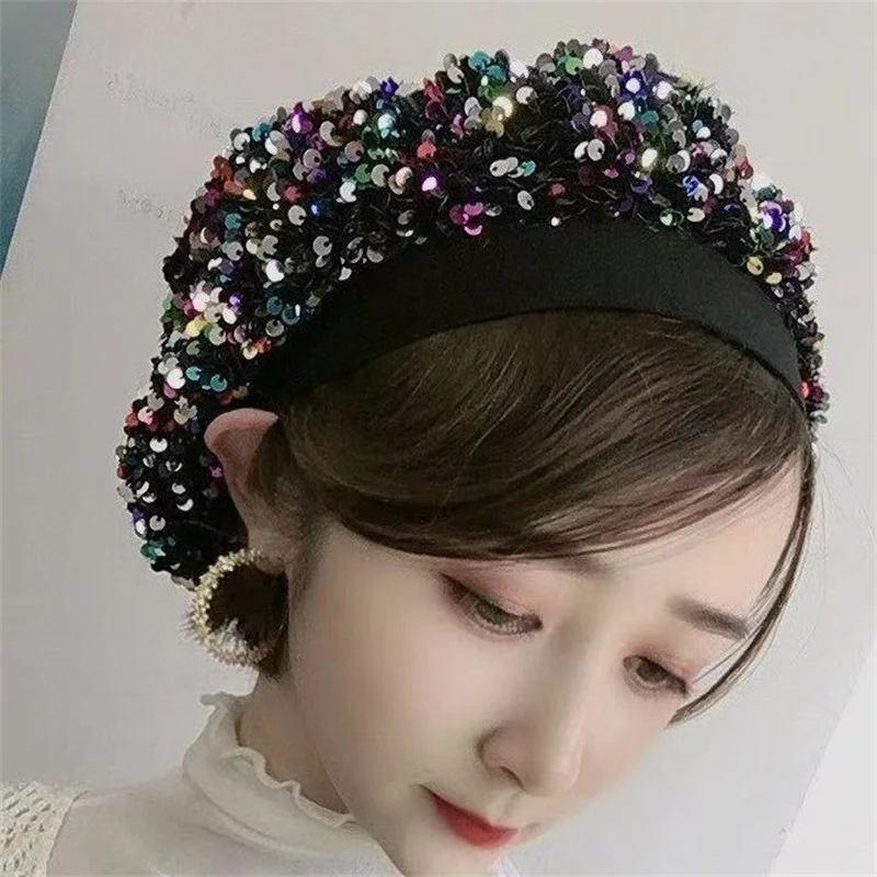 Glitter Sequin Hat Festival For Women Shiny Casual Fashion Chic Cap Outdoors Streetwear Female Headwear Fashion Fashion