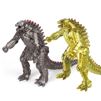 Gouden Mechagodzilla Vs Kong Giant Godzilla speelgoed 7 inch actiefiguur koning van het monster beweegbare gewrichten dinosaurus jongen kindercadeau