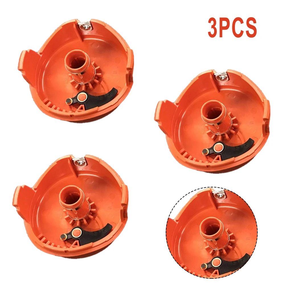 

3 шт., сменная крышка триммера для Black & Decker GH3000, крышка катушки 90583594N, беспроводной триммер для травы, садовый инструмент