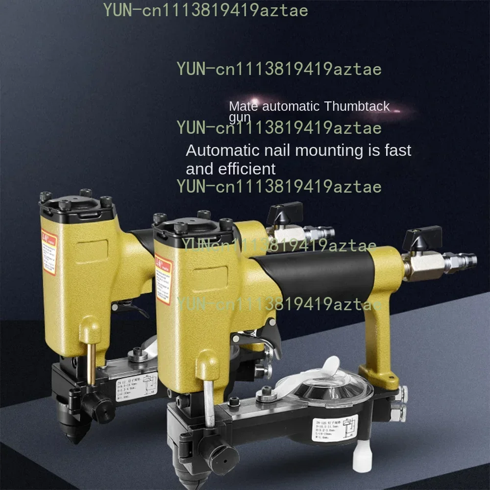 Pneumatic Auto-fed Tack Nailler Sofa Stapler Furniture Decoration Nailler ForTack Cap Diameter 10.5mm To 11.5mm