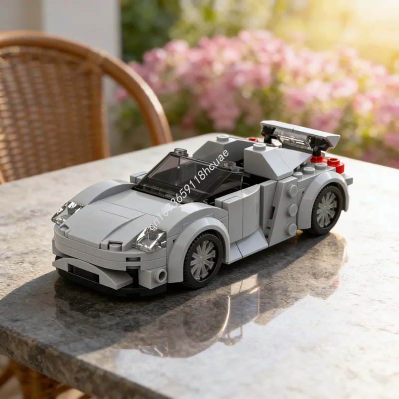 

120pcs MOC Porscheed Spyder Cars Model Building Blocks Architecture Christmas Gifts Assemble DIY Creative Idea Toy Education