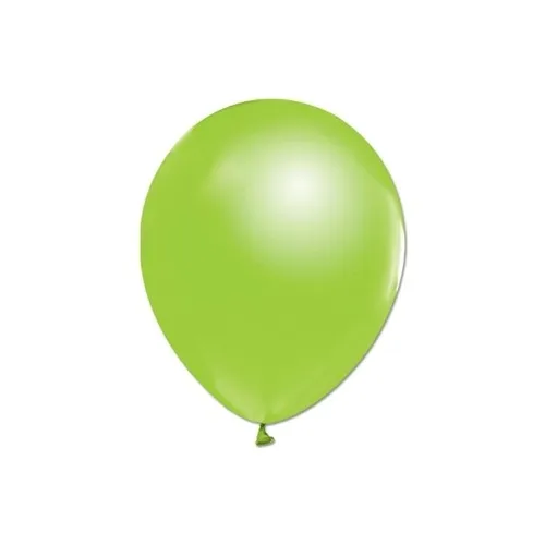 Aydınlı Party Supplies Metallic Light Green Balloon 100 Pcs