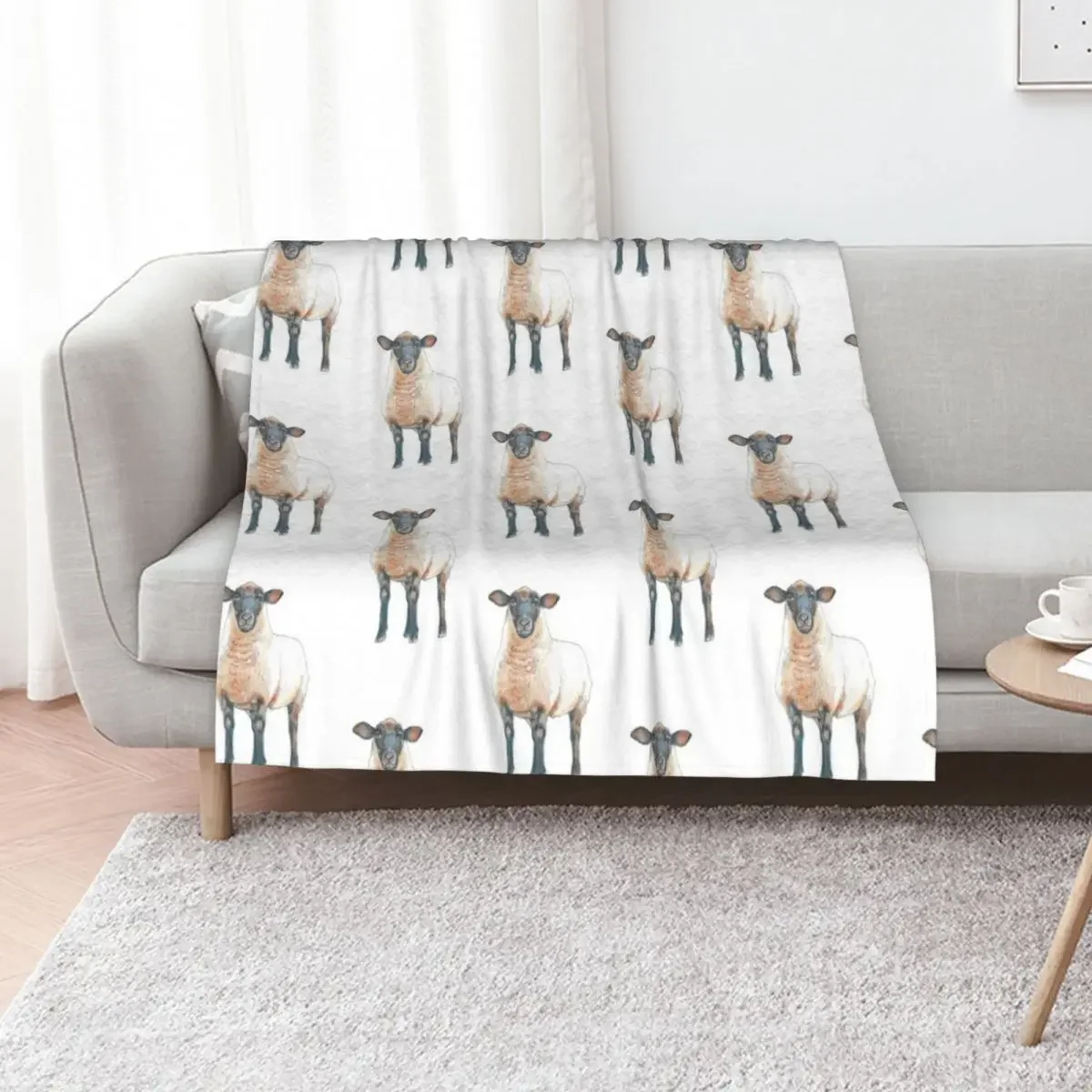 

One Sheep Throw Blanket Extra Large Throw Blankets Sofas Of Decoration sofa bed Shaggy Blankets