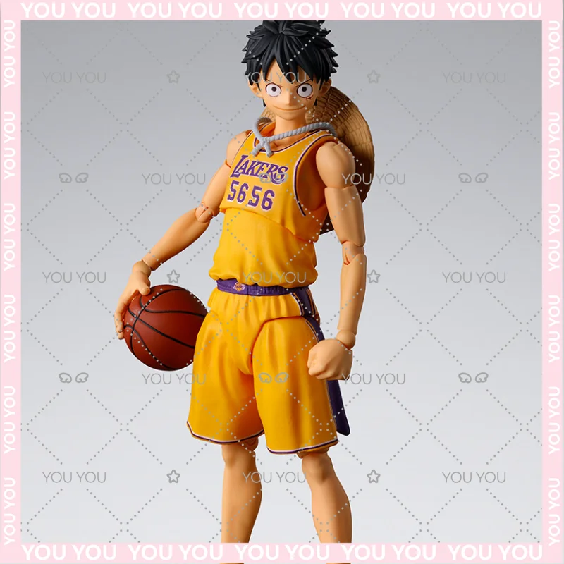 Pre-Order Bandai S.H.Figuarts One Piece X NBA Monkey D. Luffy Los Angeles Lakers Ver. Action Figure - view 5