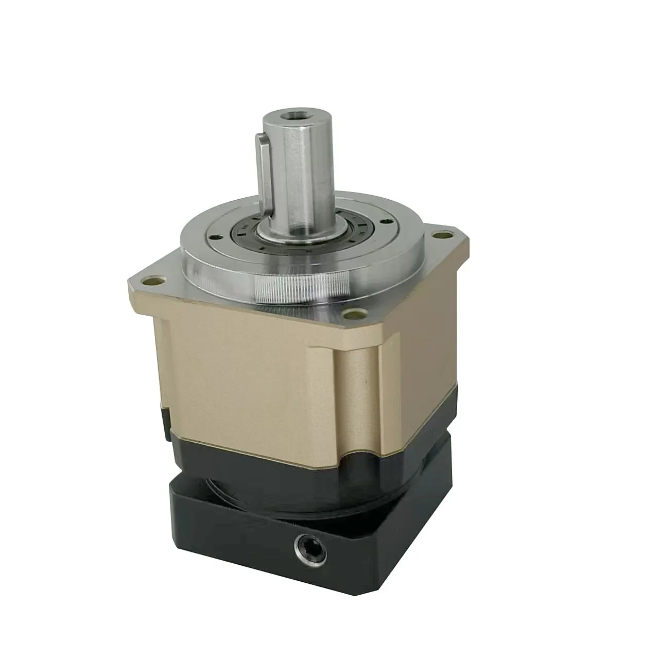 

High Precision Low Backlash Planetary Gearbox Helical Gearbox Pab115 For Nema 42 Connected With 7.5kw Servo Motor Stepping Motor