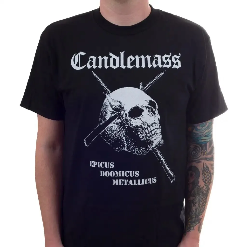 Fit Candlemass Graphic T-shirt Short Sleeve Fashion Tee Luxury Casual Vintage Retro Top Suitable for Both Men and Women