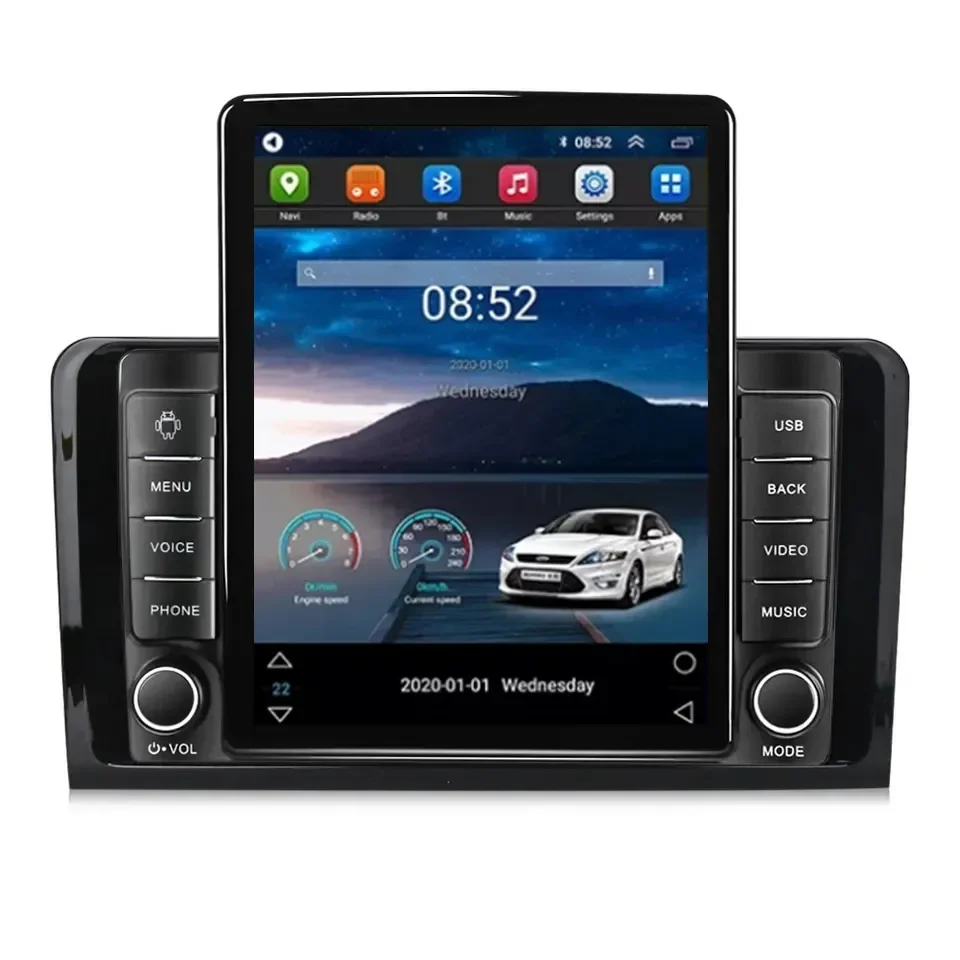 Tesla Android IPS 2.5D Car DVD Player For Benz Ml Gl W164 ML350 ML500 GL320 X164 ML280 GL350 GL450 4+64GB Carplay GPS Radio