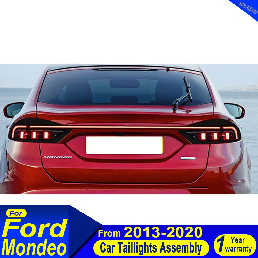 Car taillight For Mondeo Fusion Taillight 2013-2020 LED Tail Lamp Dynamic Turn Signal Light Car Through Taillights Assembly