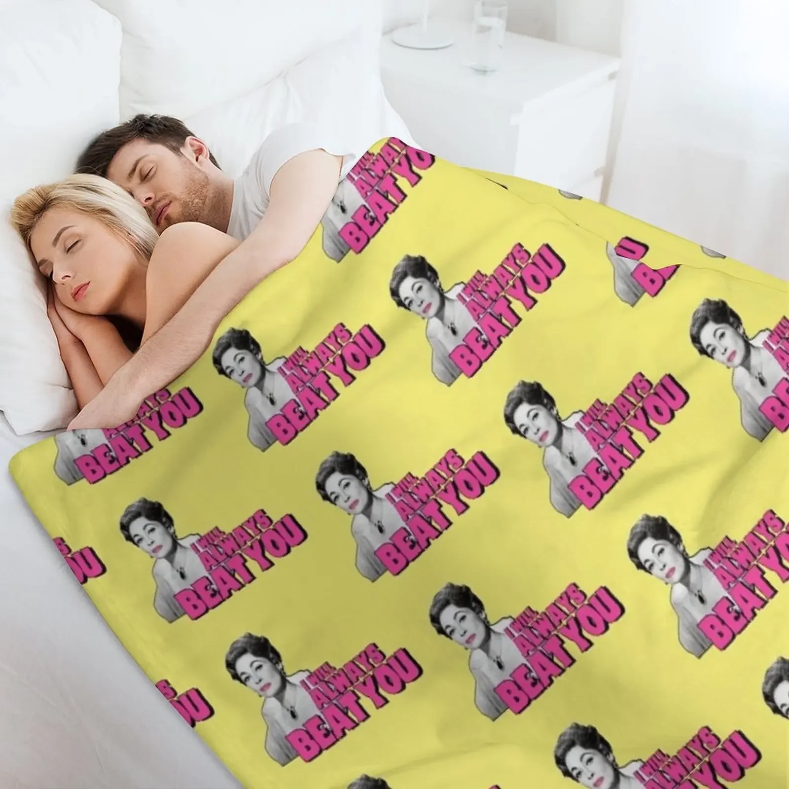 Mommie Dearest 'Faye Dunaway IS Joan Crawford.. فيلم اقتباس طباعة رمي بطانية الأرائك شتاء دافئ لينة السرير يغطي البطانيات