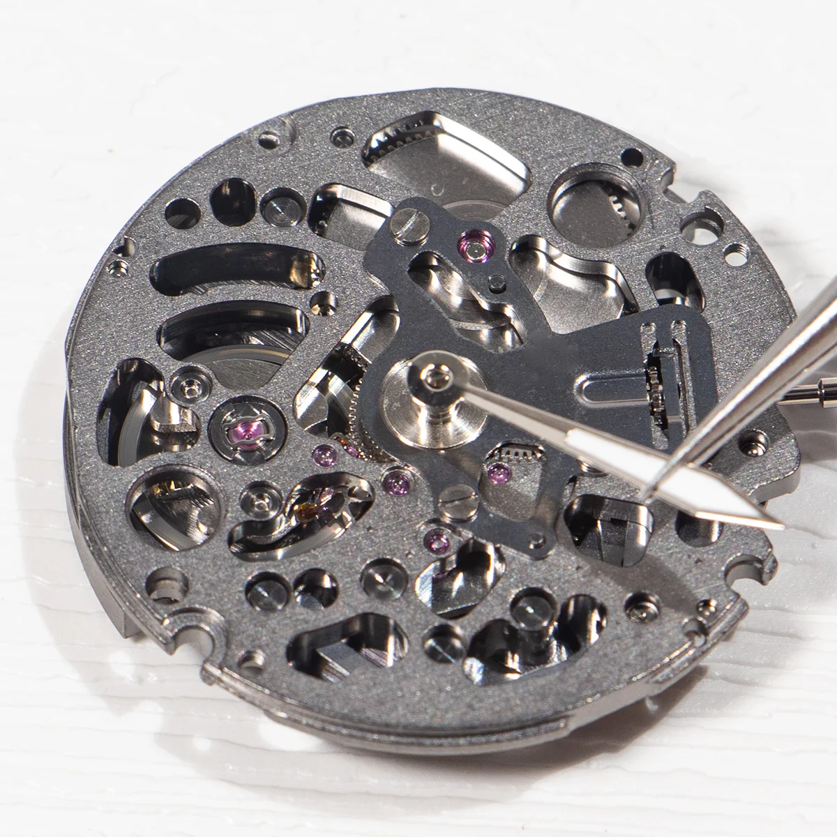 Luxury Nh72a Movement  Automatic Skeleton Mechanical Nh72 Watch Movement 24 Jewels For Repair Mod Replacement