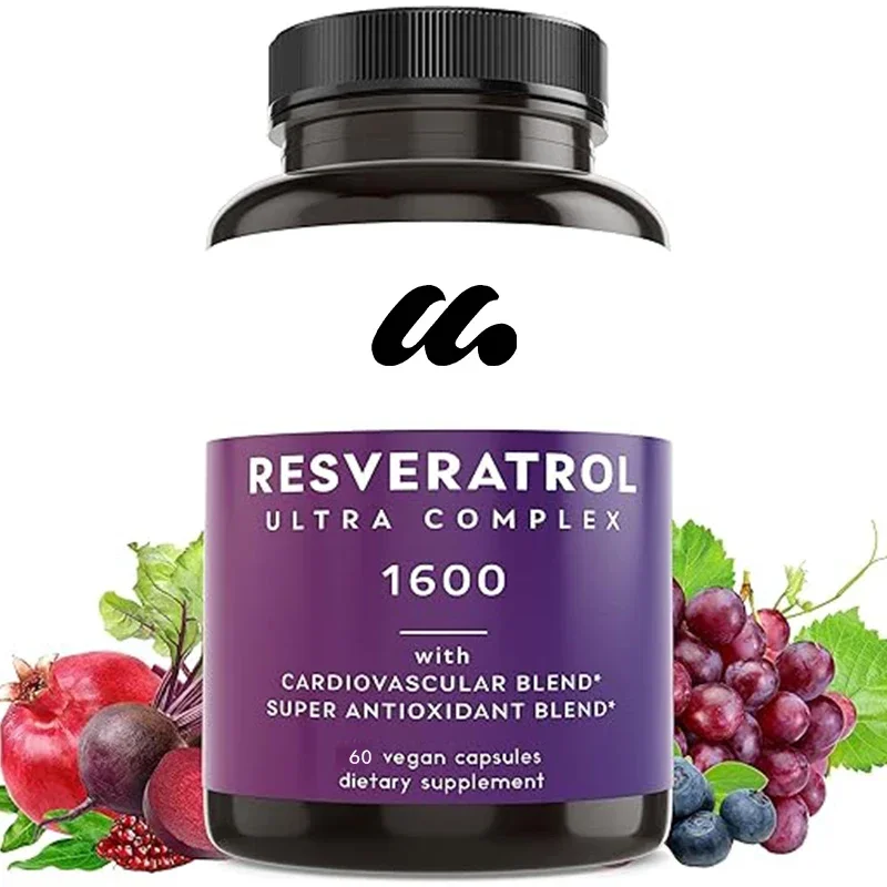 

Органическая антиоксидантная добавка Resveratrol, содержащая органический экстракт виноградных косточек и Кверцетин-60 капсул