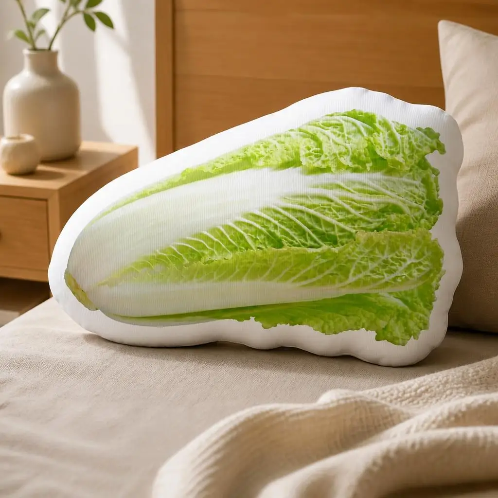 Napa cabbage vegetable Plush Pillow Cushion Irregular Stuffed Throw Pillow Home Decor Gift Sofa Bed Couch