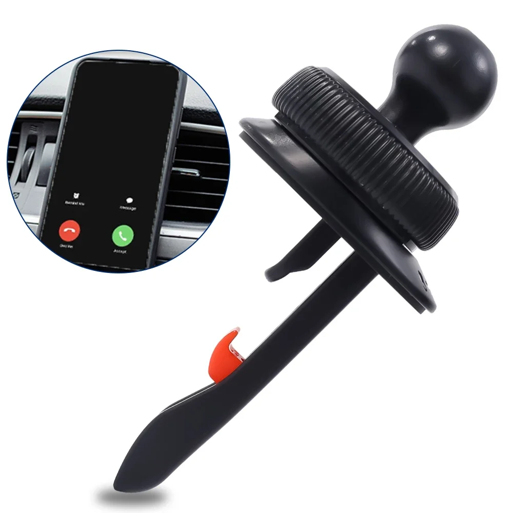 17mm Ball Head Bracket Clip For Car Air Vent Mobile Phone Holder Accessories Universal Air vENT GOS Navigation Stand Clamp