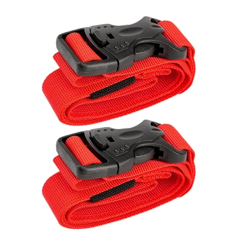 

Y1UC 2Pcs Nylons Cargo Strap Luggages Belt Lashes Strap With Quickly Release Buckle