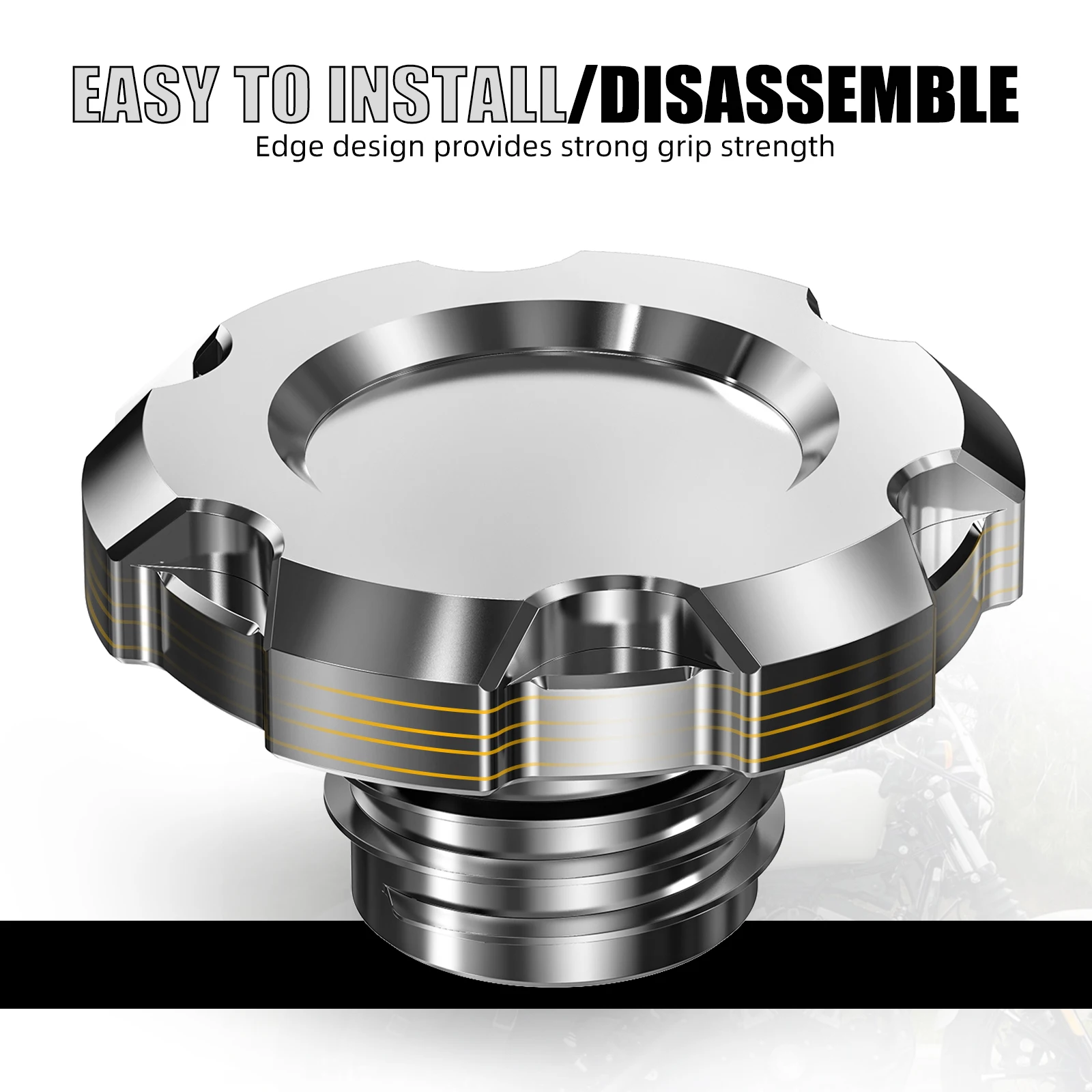 Tankdeckel mit O-Ring für Harley Sportster 883 Low XL883L 2005–2009 Sportster 1200 Low XL1200L Iron 883 XL883N Forty Eight – Detail 20