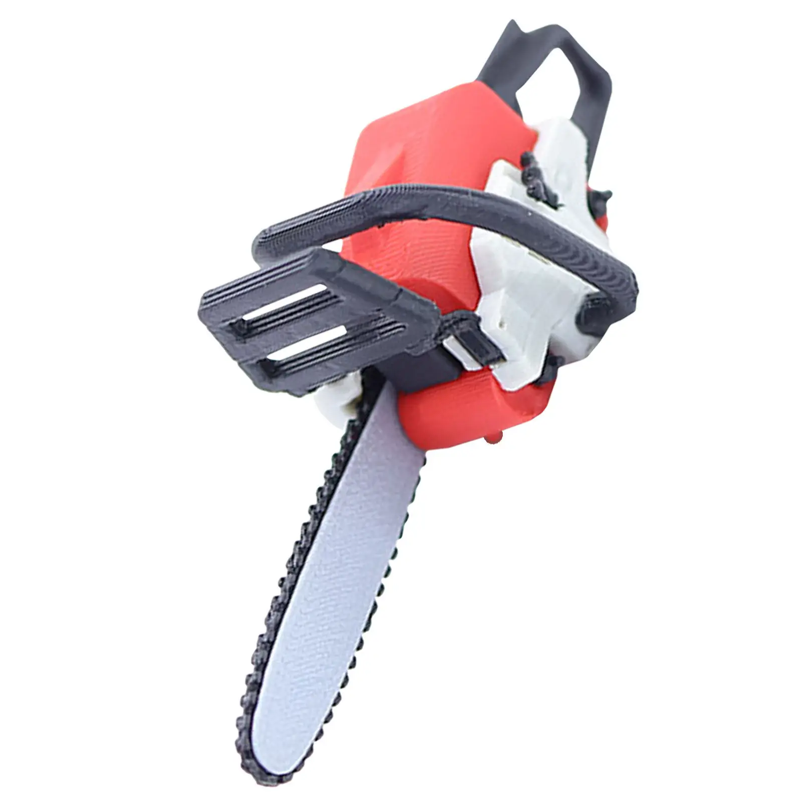 

1:12 Scale Mini Chainsaw for Dollhouse Accessories Fairy Garden Decor Miniature Gardening Tool Pretend Play Outdoor Scene Prop