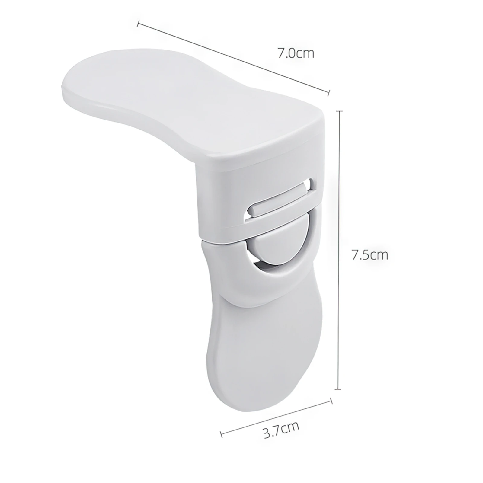 2pcs Multifunctional Home Baby Safety Locks Anti-Pinching Hand Cabinet Drawer White ABS Lock Buckle for Children Kids Protection