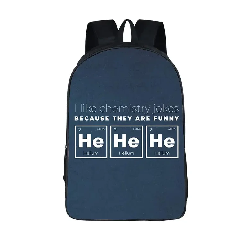 Chemistry Periodic Table of Elements Print Backpack for Teenager Creative Schoolbags Children Bookbag Women Men Travel Backpack