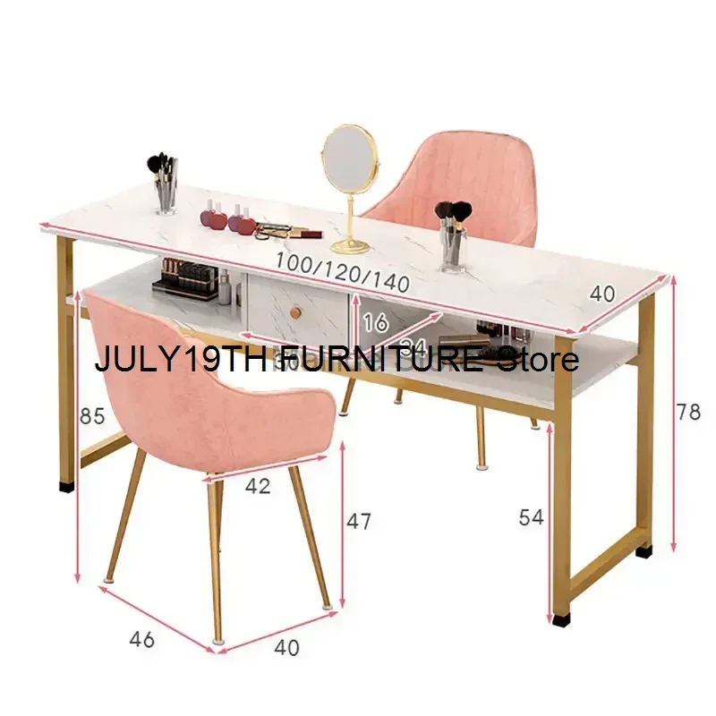 Japanese Simple Manicure Tables Light Luxury Professional Nail Tables salon furniture beauty salon Single Double Manicure Table