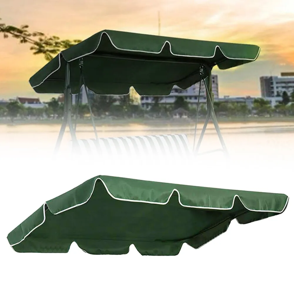 Swing Chair Canopy Replacement, 2/3 Garden Swing Seat Canopy Cover 210D