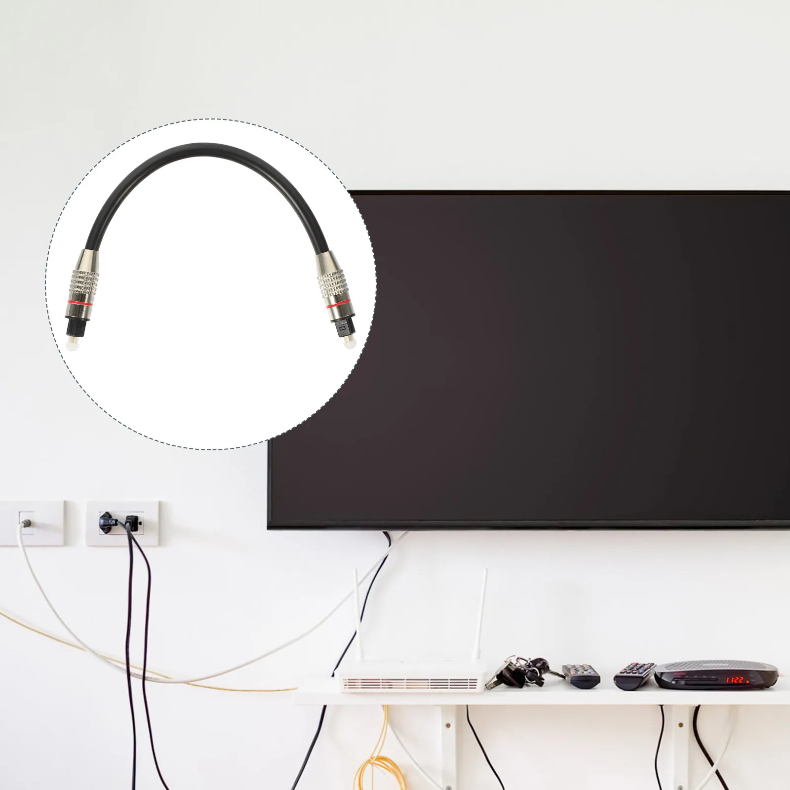 

Optical 0. Audio For Sound Bar Game Console Gold-Plated Connector Flexible Fiber Cable High-Speed Transmission