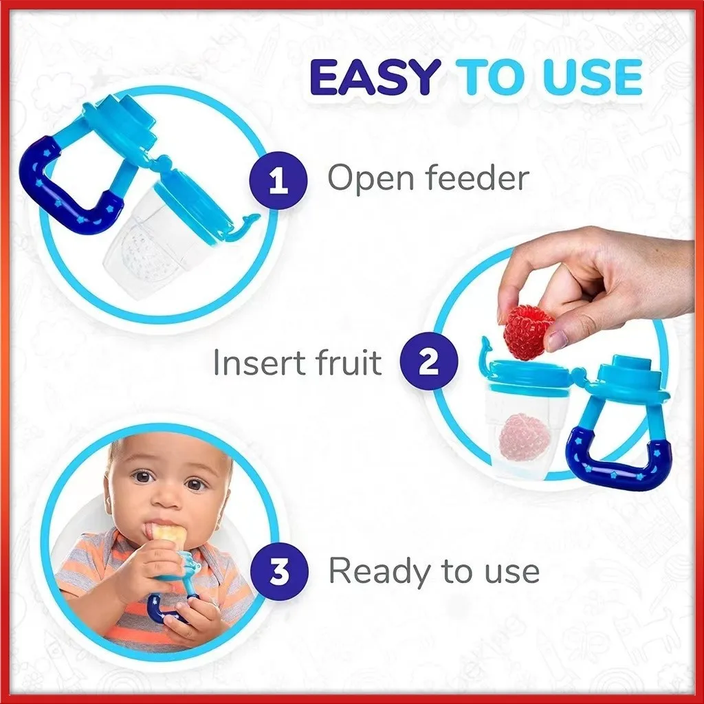 Infant Silicone Nipple/Vegetable and Fruit Feeding Utensil/Bite Happy Coke Feeding Aid/Baby Helper for Eating Fruit Puree