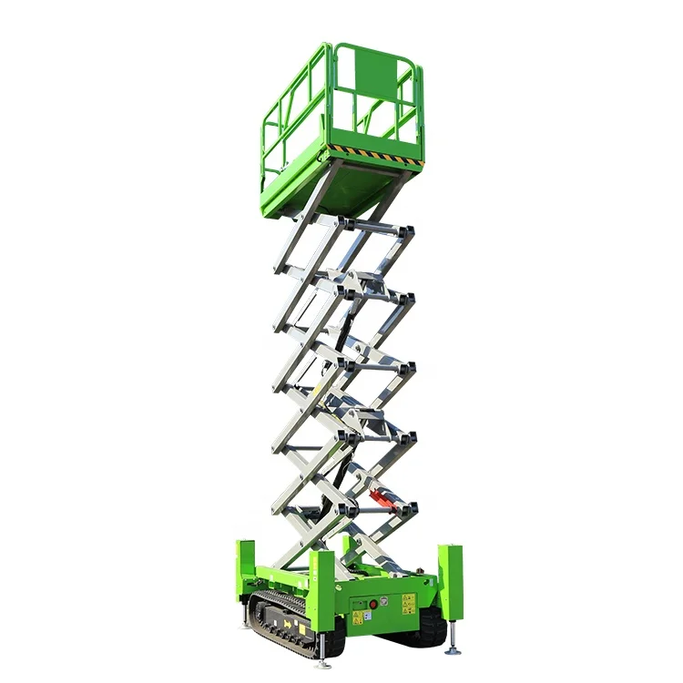 YG Crawler Driving Self-Propelled Scissor Lift Rough Terrain Track Crawler Scissor Lift